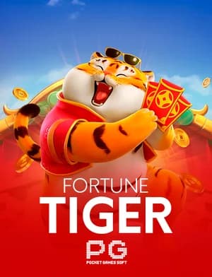 Símbolo do jogo Fortune Tiger - caça-níqueis com tigre asiático e rodas de prêmios
