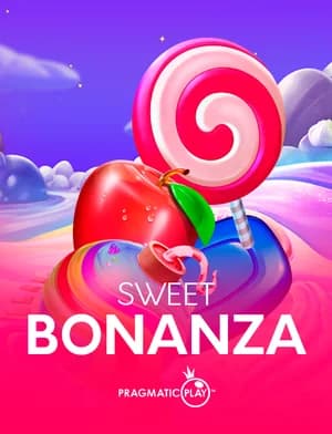 Ícone do jogo Sweet Bonanza - caça-níqueis colorido com doces e frutas explosivas